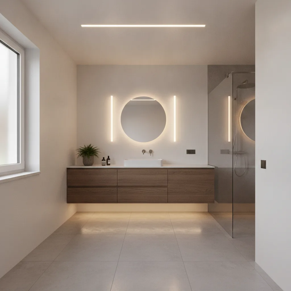 Beleuchtung im Badezimmer – Professionelle Lichtkonzepte für Hamburg